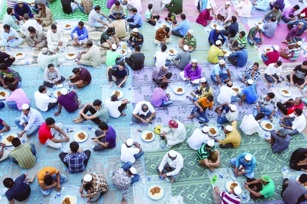 Iftar is the meal that breaks the daytime fast during Ramadhan.