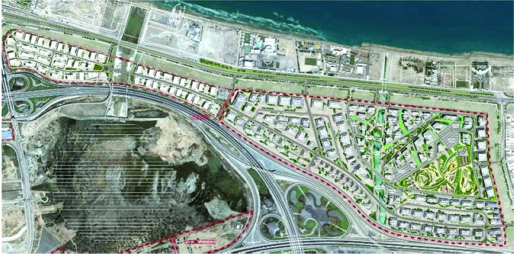 The Free Zone Area will be located at the east of the Muscat International Airport Land.