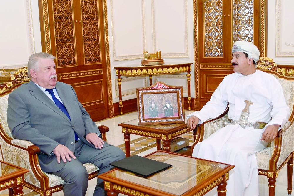 Gen Al Numani received Ilya Morgunov, Ambassador of the Russian Federation to the Sultanate of Oman. — ONA