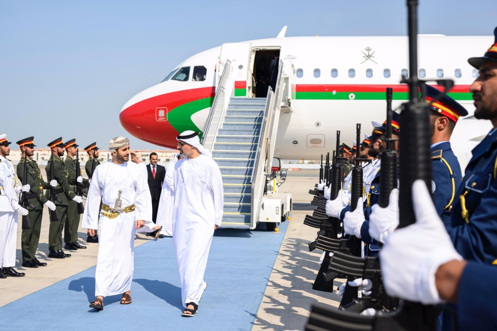 HH Sayyid Theyazin visits UAE