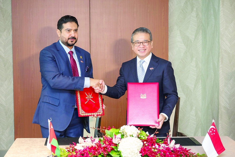 The MoUs were signed within the framework of His Majesty the Sultan’s current state visit to Singapore. - ONA