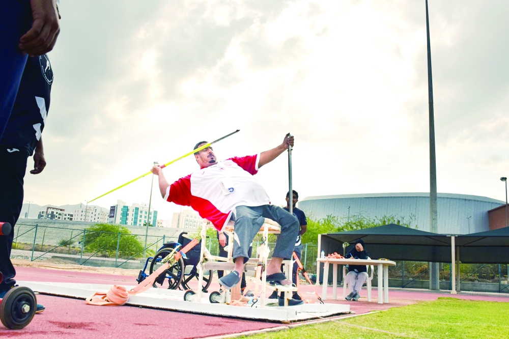 From the javelin throw competition in Bausher