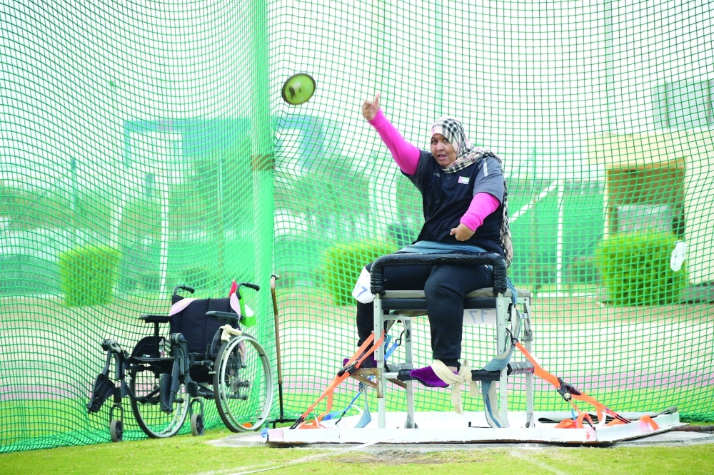 From the women shot put competition in Bausher