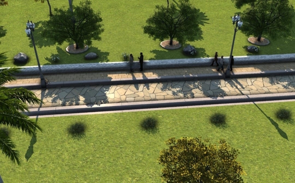 Walking track in Hajrat Al Shaikh village