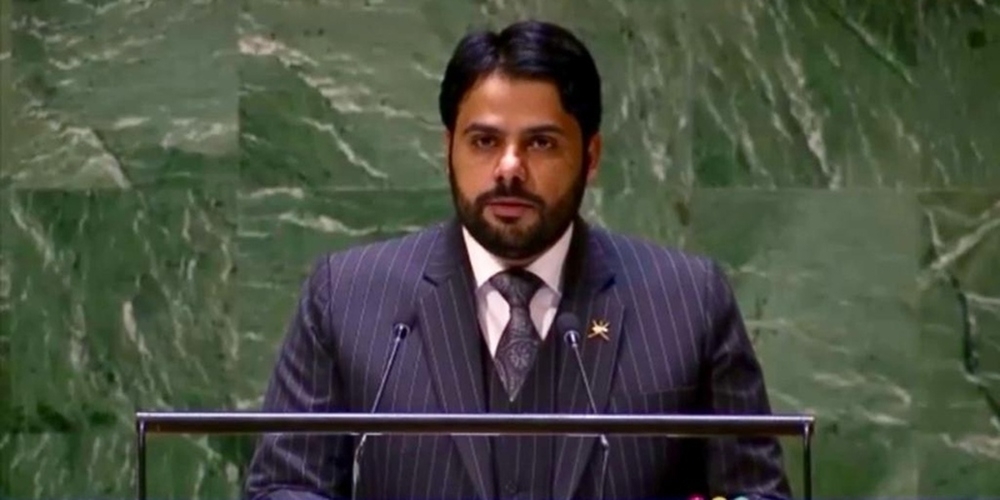 First Secretary, Eng. Ismail Marhoon Al Abri, member of the Permanent Delegation of the Sultanate of Oman to the United Nations in New York