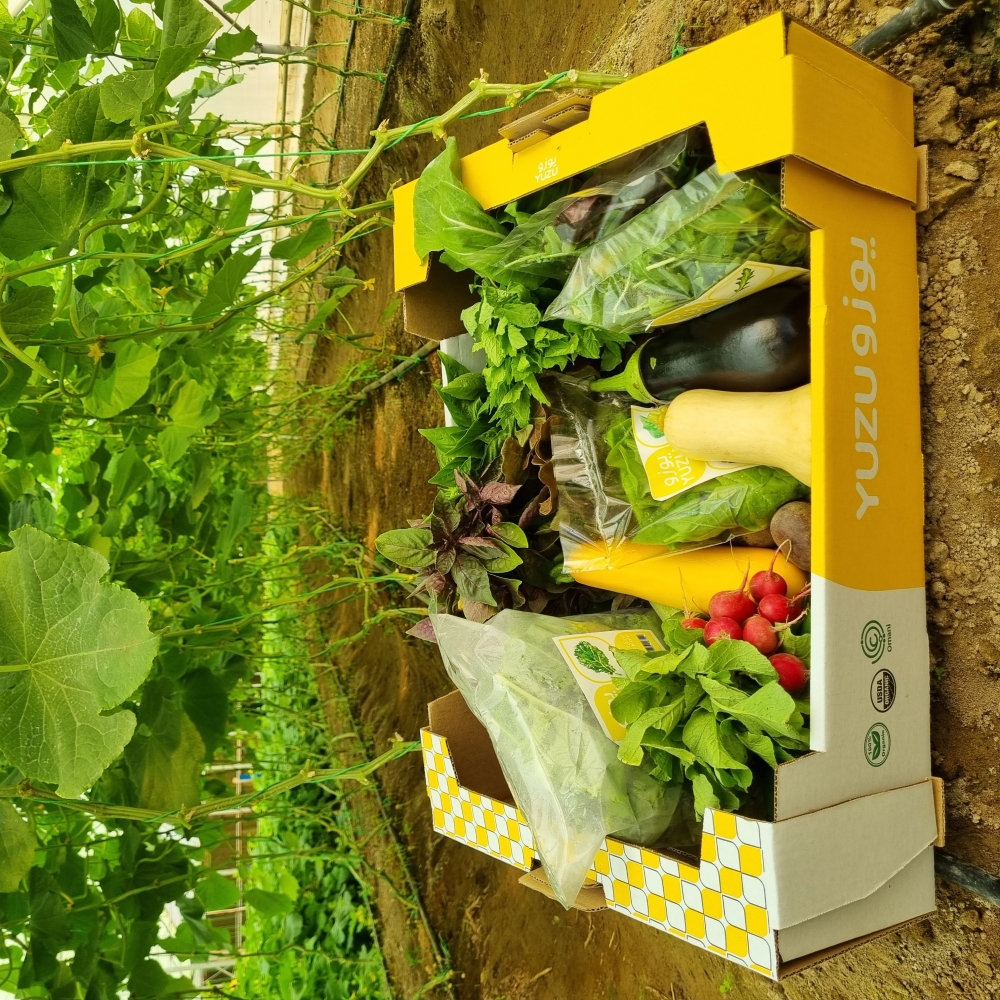 The farm offers a wide range of organic produce.