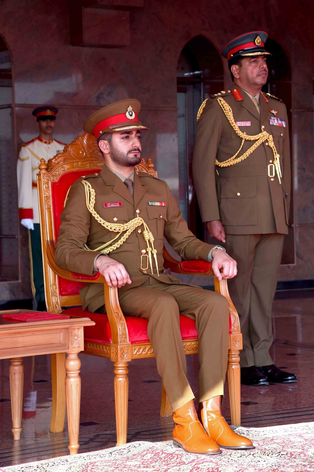 HH Sayyid Theyazin presides over passing out of RAO officers.