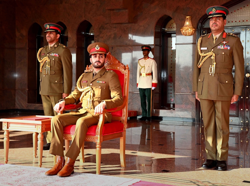 HH Sayyid Theyazin presides over passing out of RAO officers.
