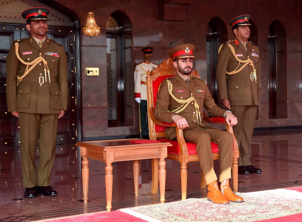 HH Sayyid Theyazin presides over passing out of RAO officers.