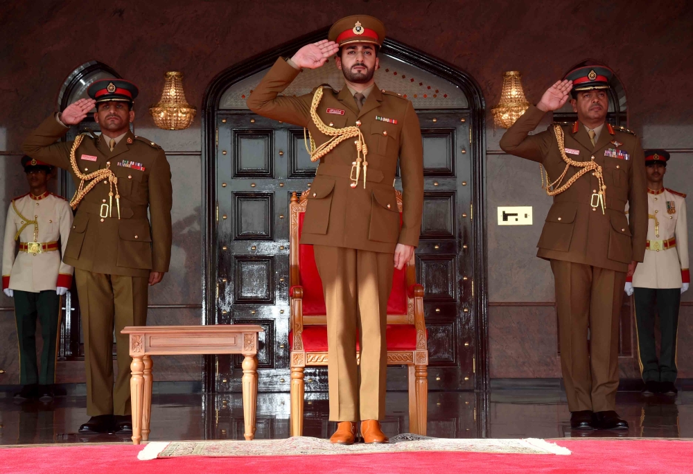 HH Sayyid Theyazin presides over passing out of RAO officers.