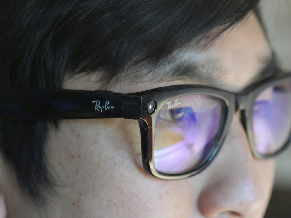 Meta’s new $300 Ray Ban glasses with a built-in camera.