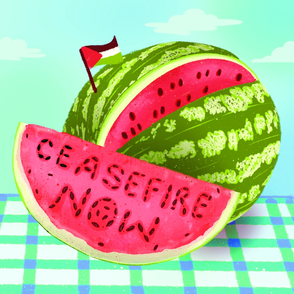 An illustration provided by the artist Caitlin Blunnie that has garnered more than 13,000 likes on Instagram. (Callie Holtermann via The New York Times) 