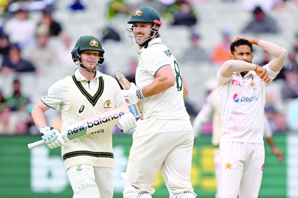 Marsh's 96 leads Australia fightback after Pakistan blitz