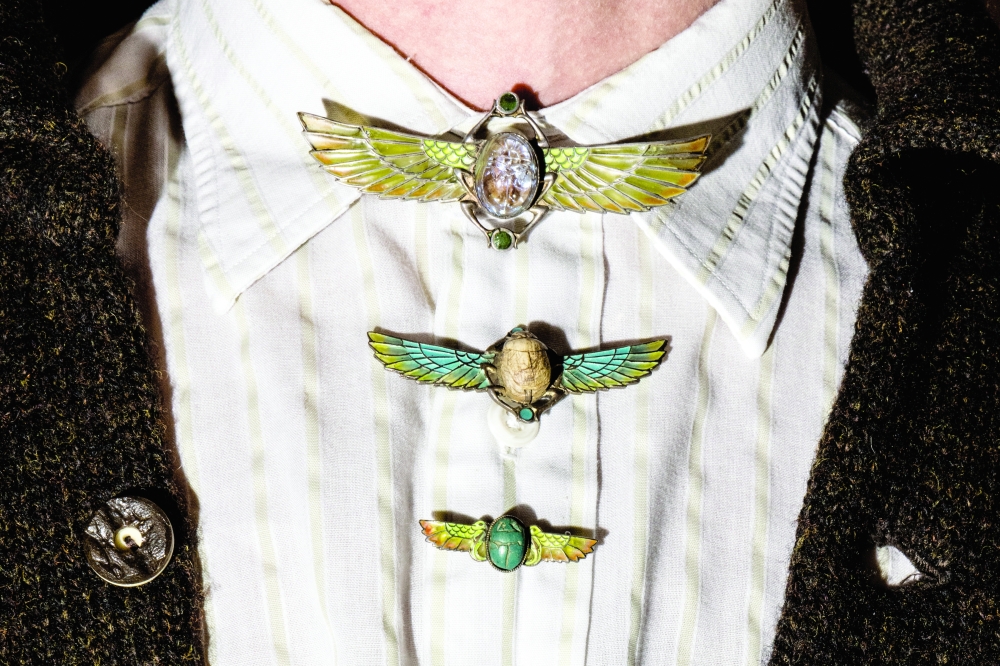 Marc Armitano Domingo at the Winter Shows Young Collectors Night at the Park Avenue Armory in New York. 