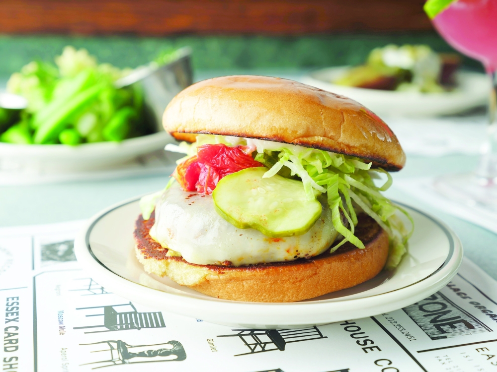 The Superiority Burger at Superiority Burger restaurant in New York.