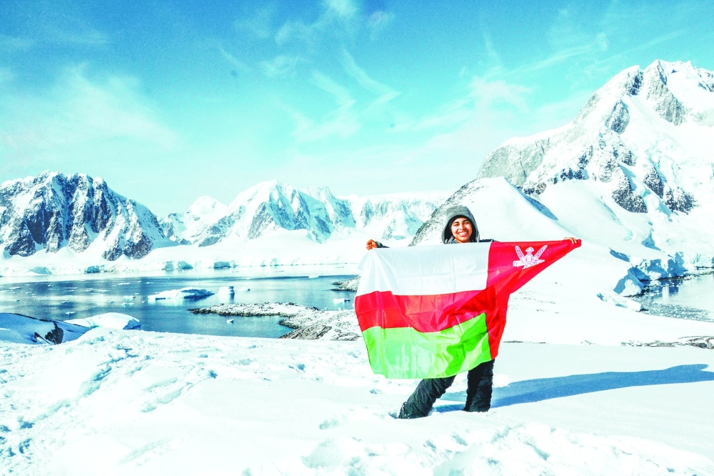 Rumaitha in Antarctica