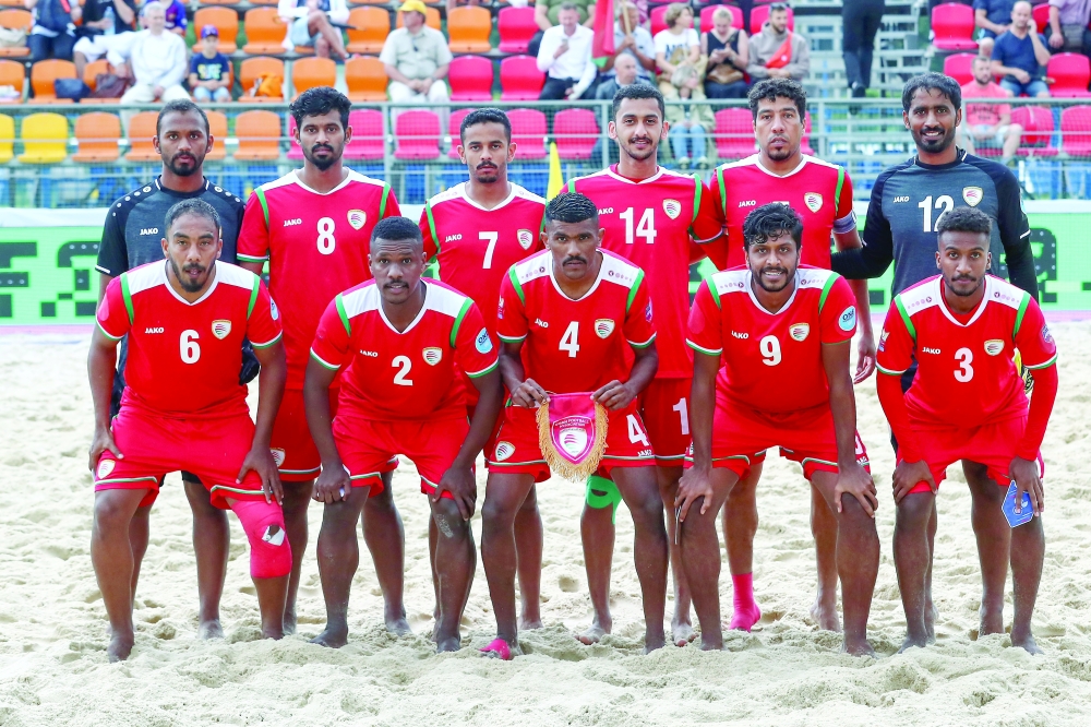 Oman beach soccer