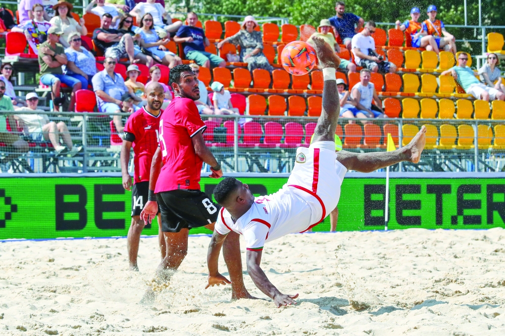 Oman beach soccer