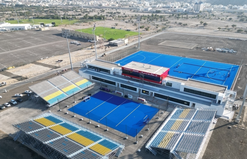 Oman Hockey Stadium project accomplished