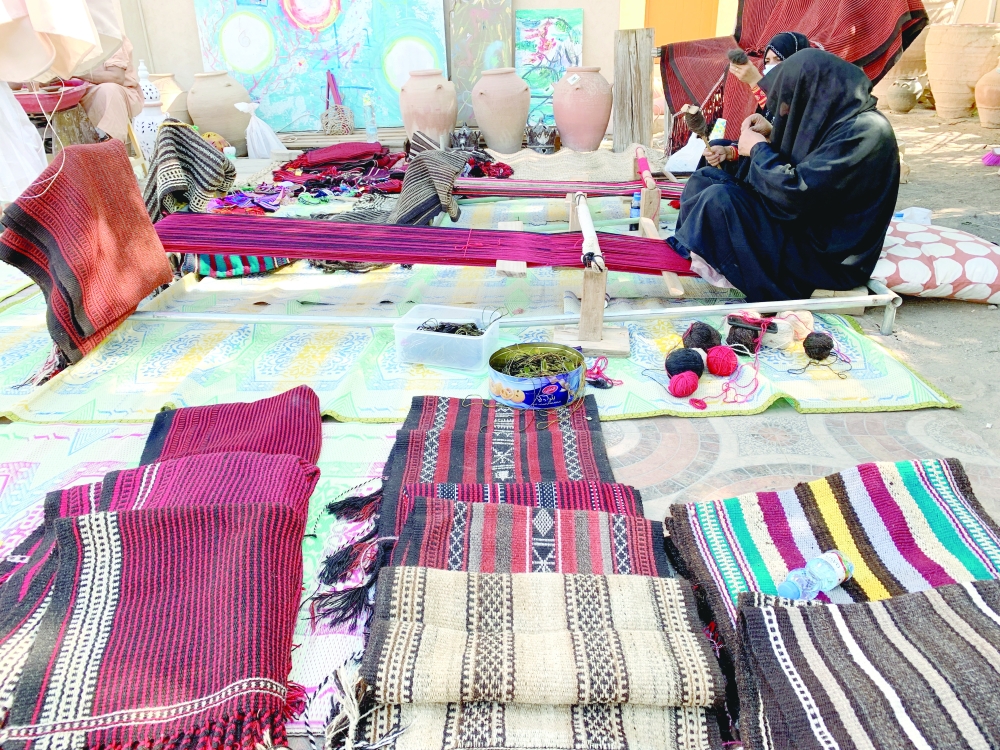 Weaving was one of the oldest occupations practiced in Oman
