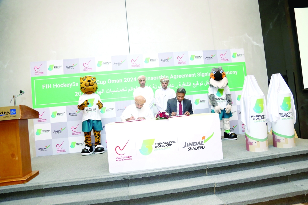 Harssha Shetty, JSIS CEO and Dr Marwan al Jumaa, OHA Chairman, signed the sponsorship agreement