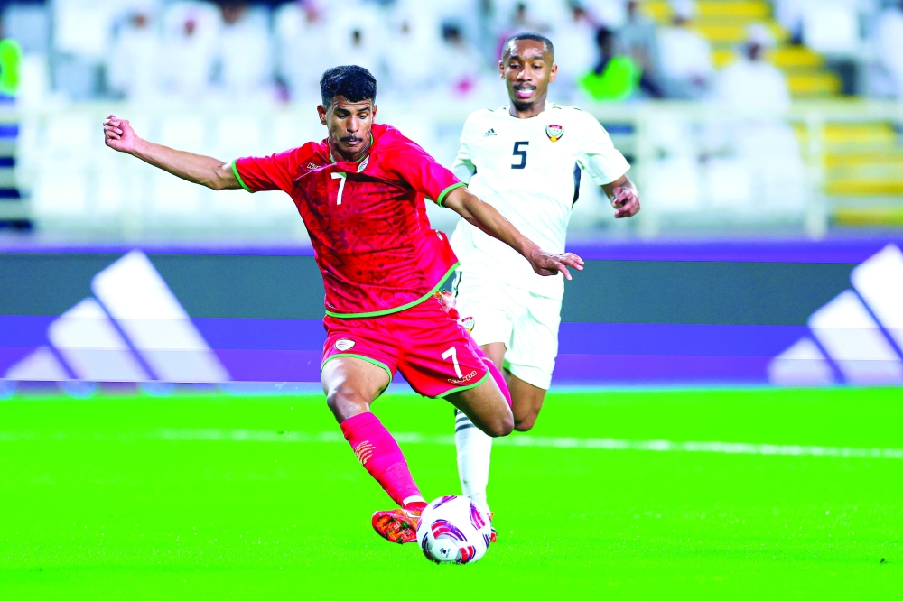 Omani, Esam al Subhi  in action