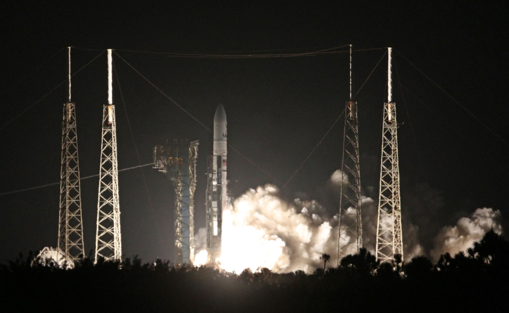The brand new rocket, United Launch Alliance's (ULA) Vulcan Centaur, lifts off from Space Launch Complex 41d at Cape Canaveral Space Force Station in Cape Canaveral, Florida. — AFP 