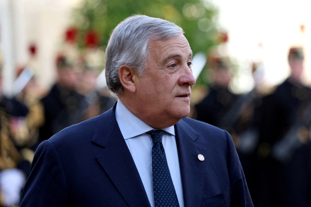 Italy's Foreign Minister Antonio Tajani