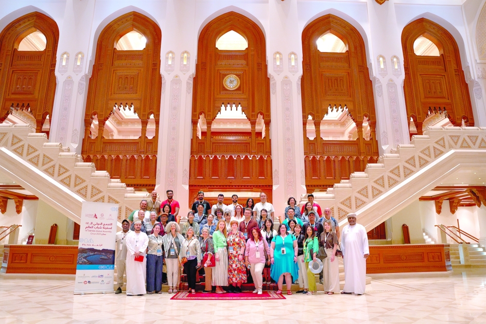 World Youth Ship participants at ROHM as part of their Muscat visit