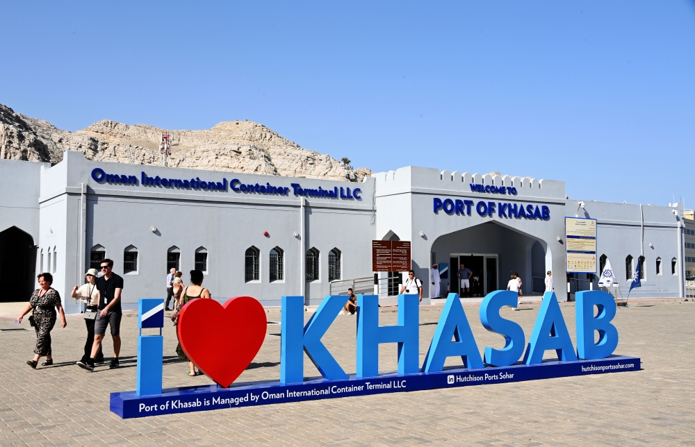 The Khasab port attracted major cruise ships as underwent new expansions