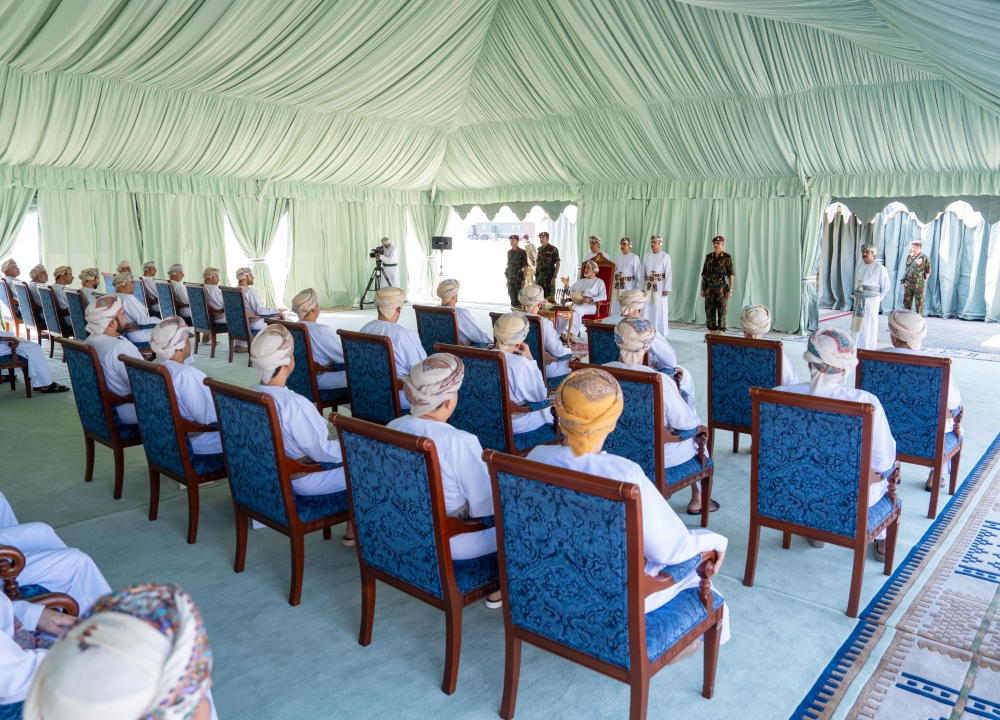 HM meets shaikhs, dignitaries of Musandam Governorate