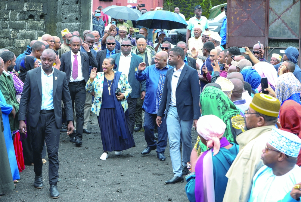 Comoros' President Azali Assoumani 