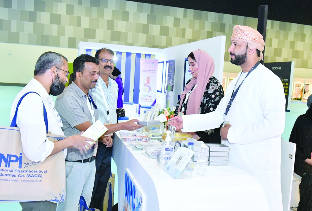 An accompanying exhibition showcases the latest products in the pharmaceutical field