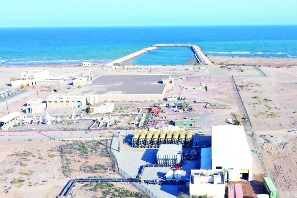 The Al Ghubra temporary station will cover the current increasing water needs in Muscat Governorate during peak water demand.