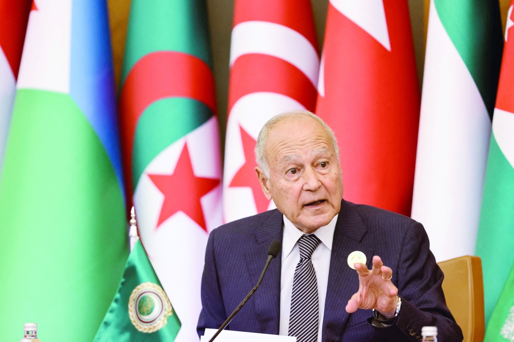 Secretary-General of the Arab League Ahmed Aboul Gheit