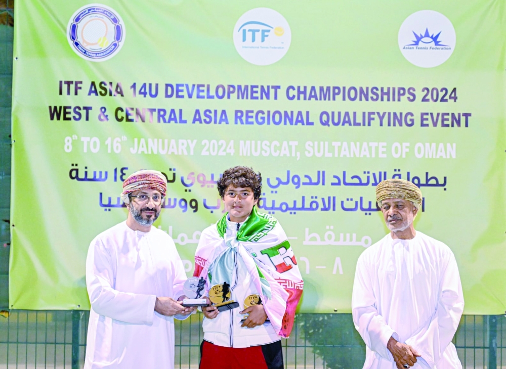 Iran emerge champions of ITF Asian U14 qualifiers