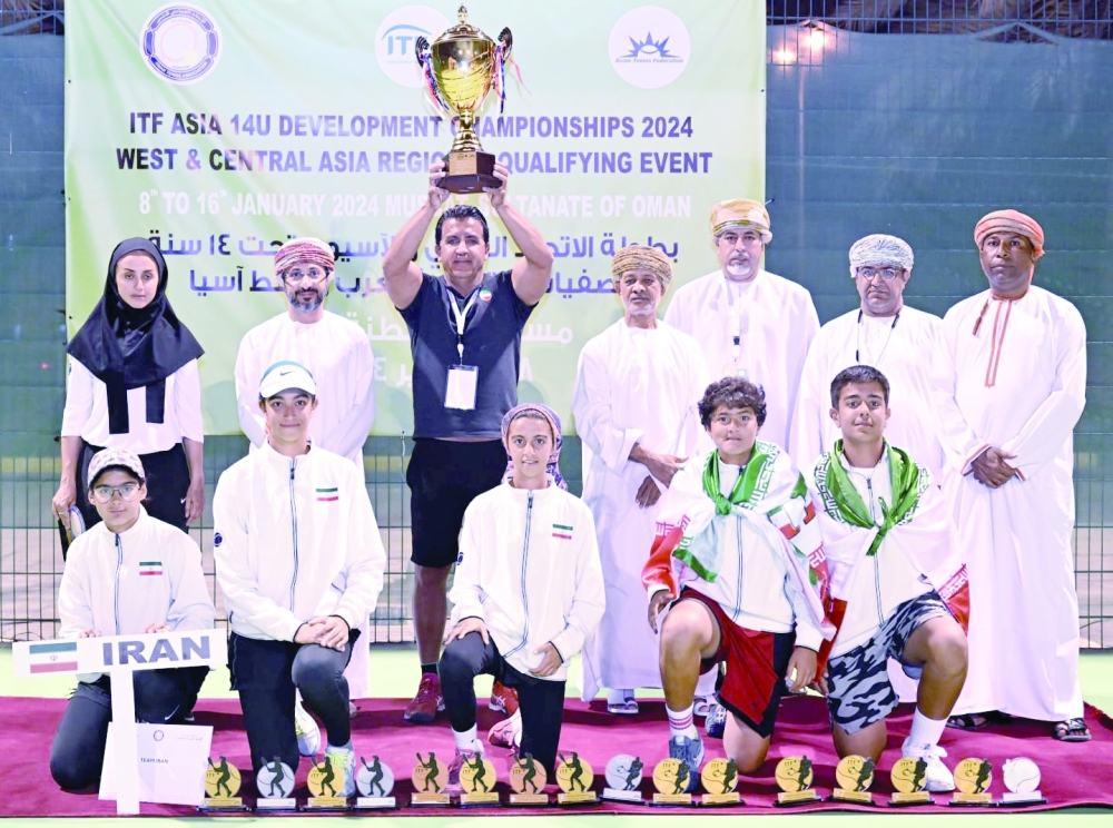Iran emerge champions of ITF Asian U14 qualifiers
