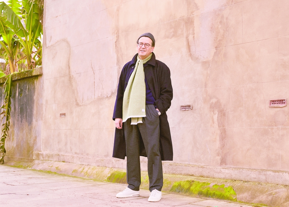 The author Hisham Matar in London, Dec. 29, 2023. (Ellie Smith/The New York Times)