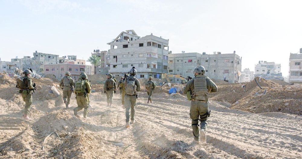 Israeli soldiers operate in the Gaza Strip. — Reuters 