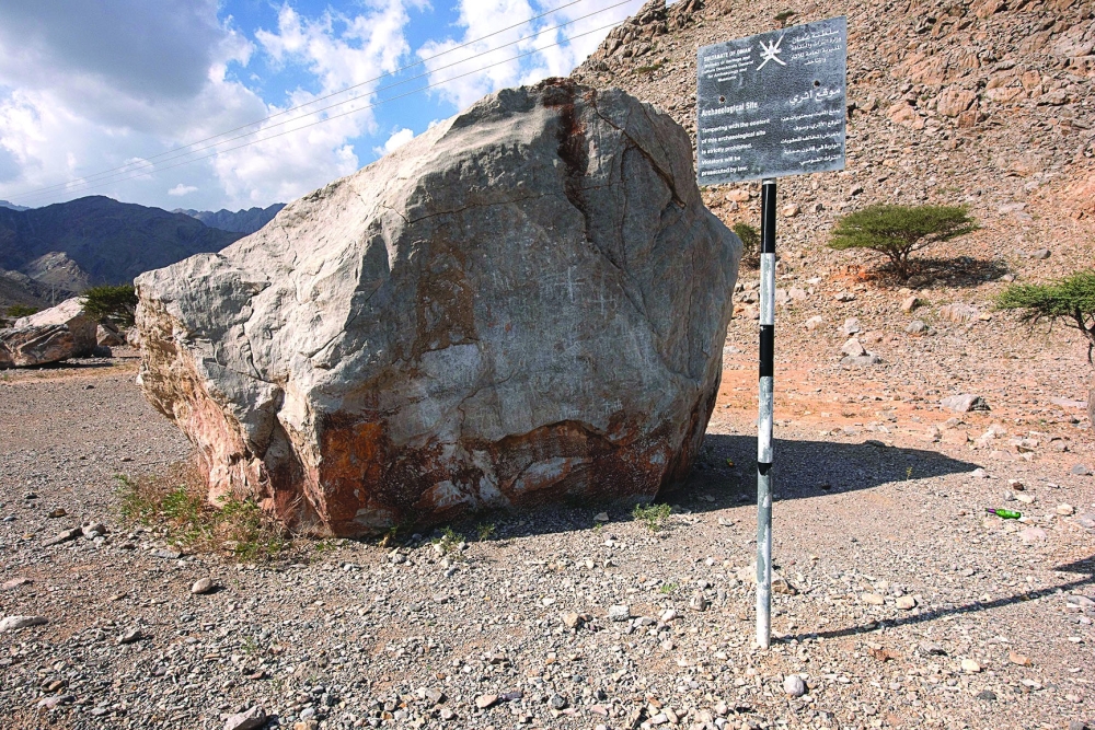 A giant rock in Dibba tells story of rich civilisation
