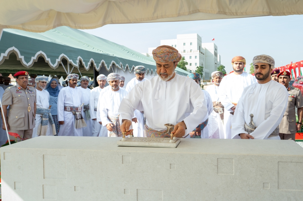 His Majesty Sultan Haitham bin Tarik patronized the groundbreaking ceremony of the Oman Cultural Complex (OCC) project