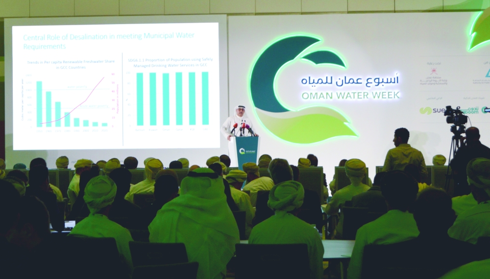 Dr Waleed al Zubari delivered a keynote presentation on the critical issue of sustainable water management in the GCC countries.