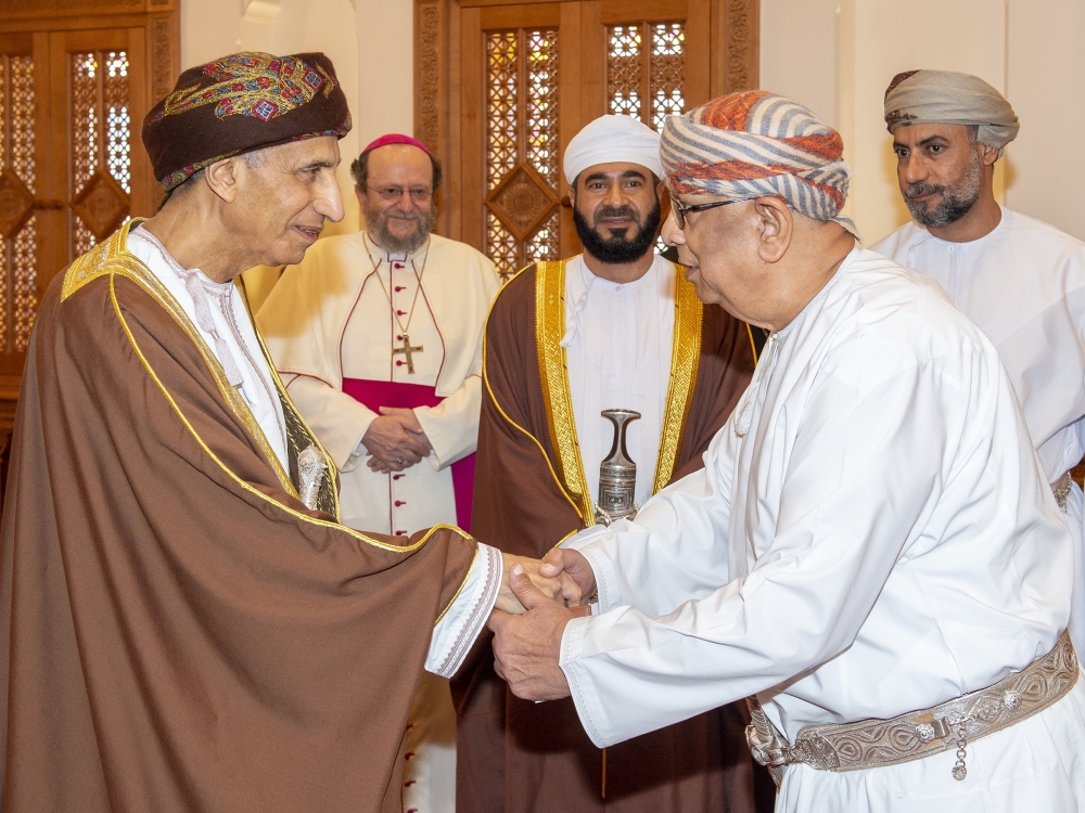 HH Sayyid Fahd receives attendants of worship places in Oman