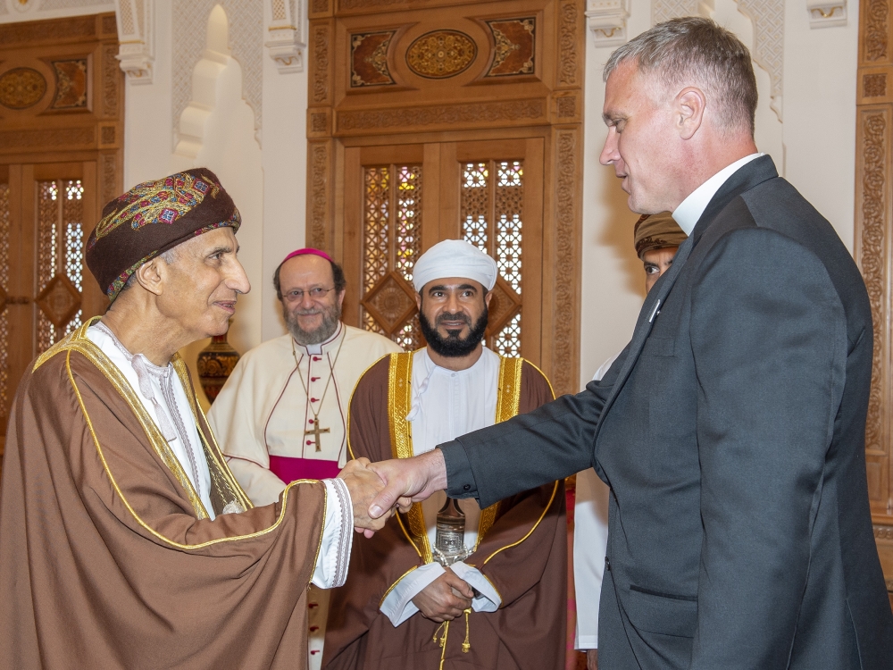 HH Sayyid Fahd receives attendants of worship places in Oman