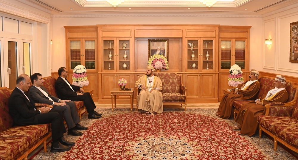 HH Sayyid Asaad bids farewell to Iranian ambassador