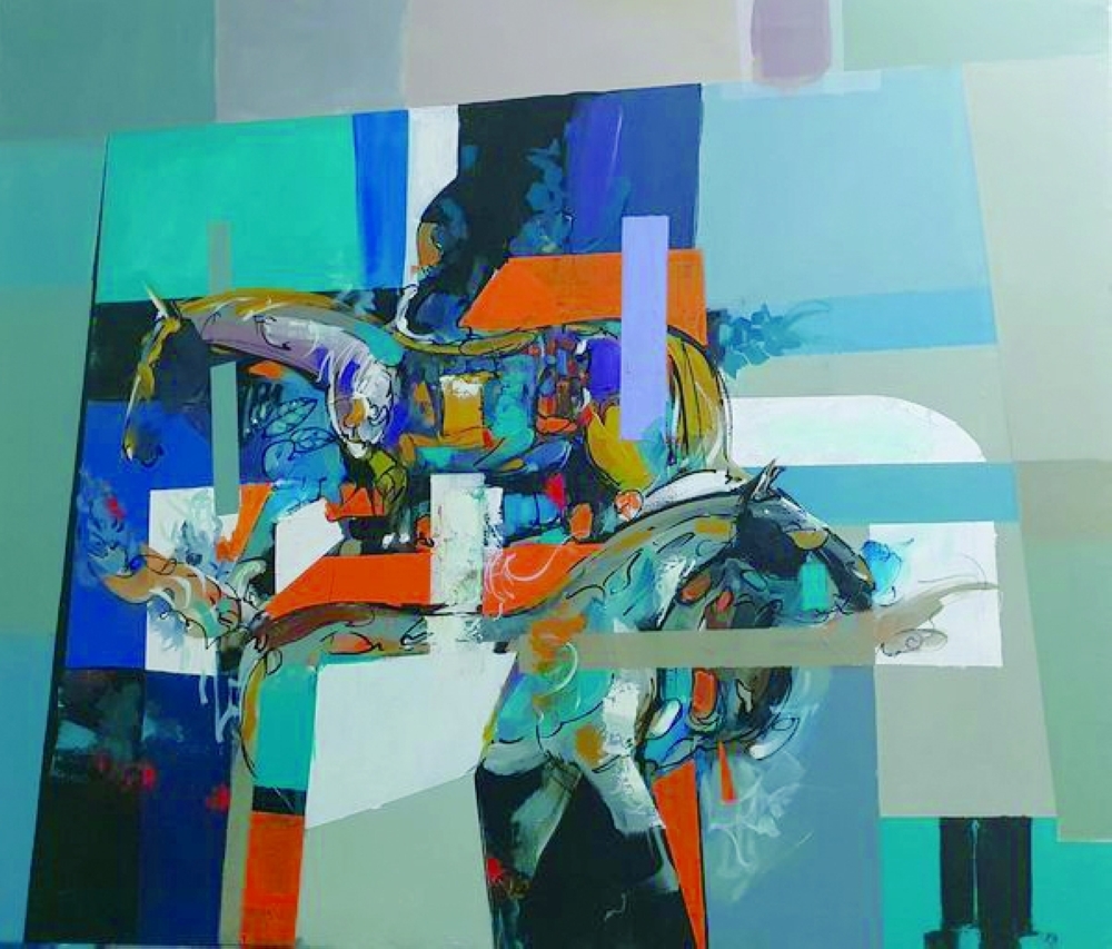 An expat artist's reflections of Oman on display from today