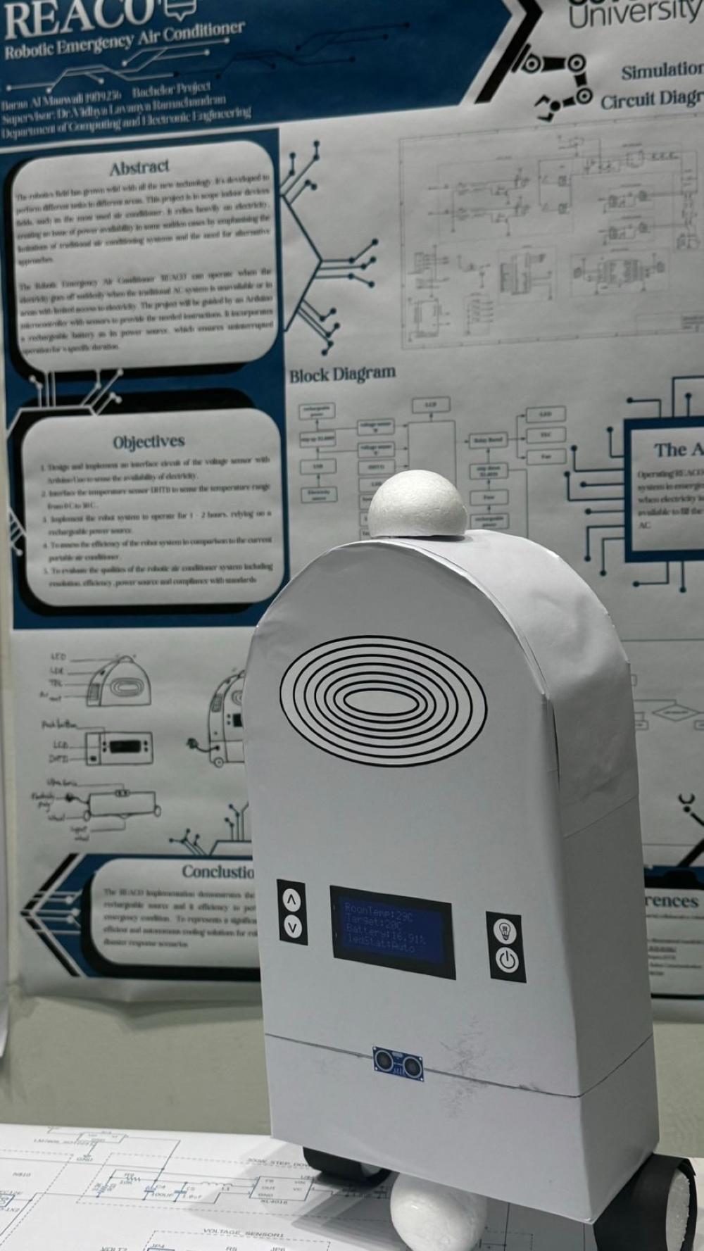 Omani student designs robotic air conditioner for emergency cooling 