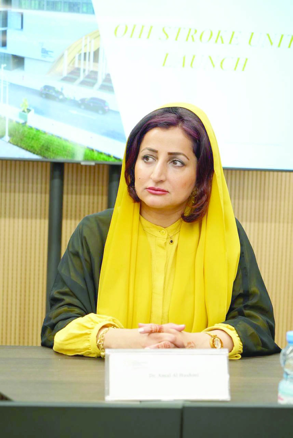 Dr Amal al Hashmi, Founder and President of Oman Stroke Society