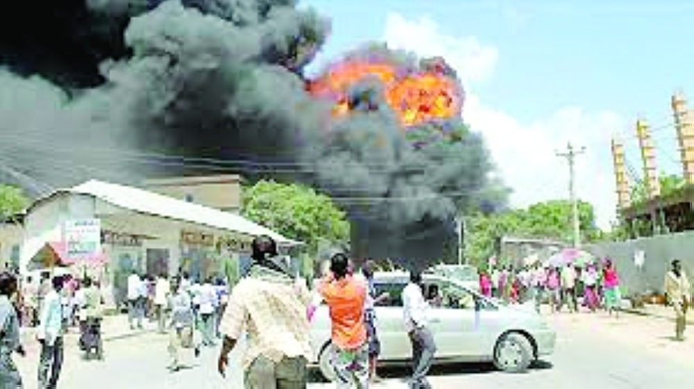Four suicide bombers, 2 civilian security guards die in multiple attacks in restive Maiduguri city.
