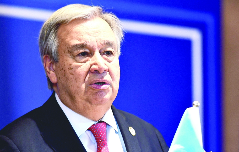UN Secretary-General Antonio Guterres